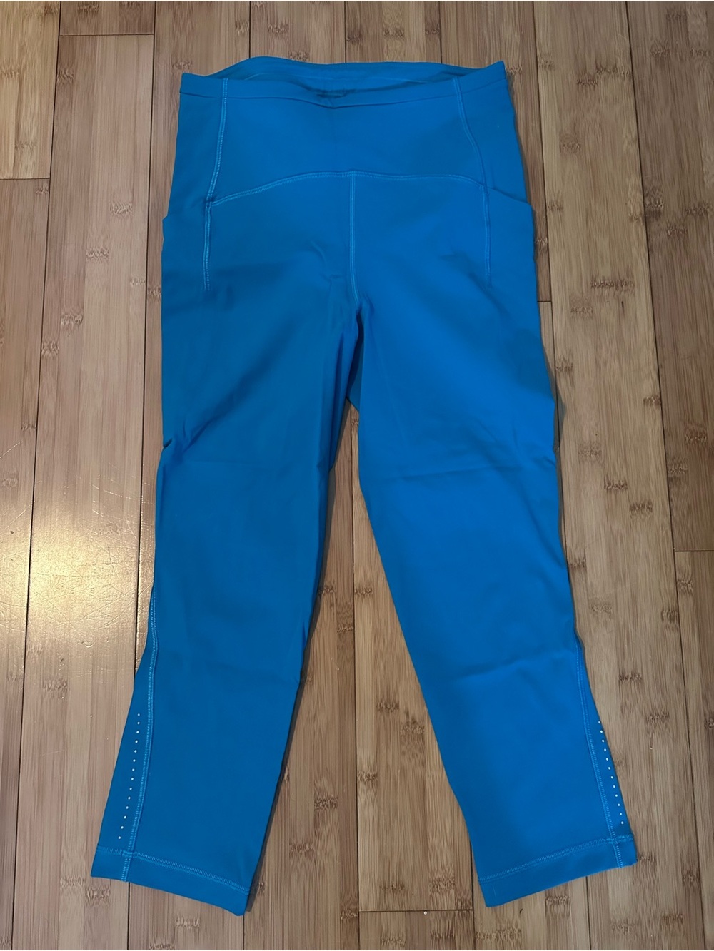 Bright Blue Swift Speed High Rise Lululemon Leggings